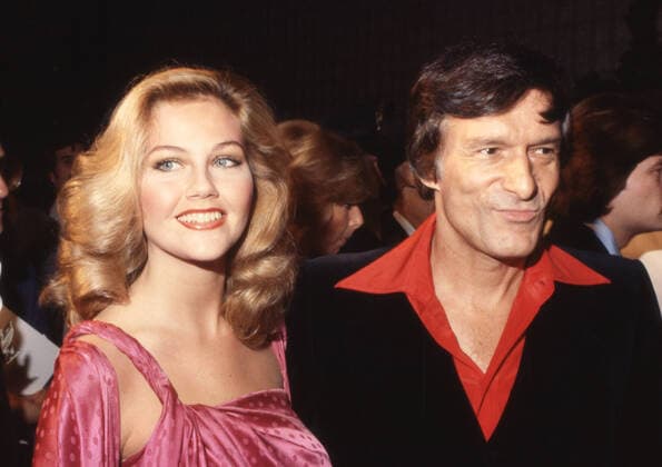 Hugh Hefner with Heather Waite Circa 1979 Copyright: xRalphxDominguez MediaPunchx