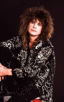 CALIFORNIA - 1989: Portrait of Ozzy Osbourne in Oakland, California in 1989. Copyright: xRossxPeltonx