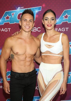 16 August 2022 - Pasadena, California - Nico Busso, Flor Aracama. Red Carpet For America s Got Talent Season 17 Live Show held at Sheraton Pasadena Hotel in Pasadena. Photo Credit: AdMedia 283244 2022-08-16 CA Pasadena Etats-Unis  Copyright: xAdMediax STAR_283244_035