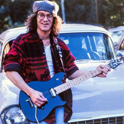Eddie Van Halen portrait session circa 1995 Copyright: xRossxPeltonx