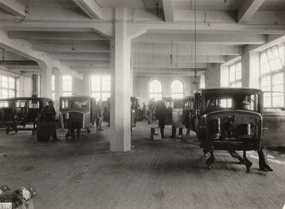 The saddlery department at Volvo AB, Gothenburg. Copyright: xpiemagsx teckn030421-8731 !ACHTUNG AUFNAHMEDATUM GESCHÄTZT!