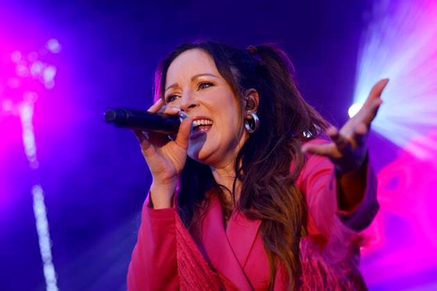 Sängerin Jasmin Wagner (Blümchen) bei der Open Air Show Die 90er live von Markus Krampe am Fühlinger See. Köln, 20.08.2022 NRW Deutschland Copyright: xChristophxHardtx