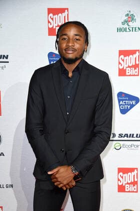 Christopher Nkunku beim SPORT BILD-Award 2022 in der Fischauktionshalle in Hamburg am 22.08.2022