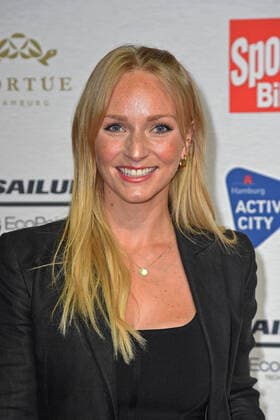 Katharina Kleinfeldt beim SPORT BILD-Award 2022 in der Fischauktionshalle in Hamburg am 22.08.2022