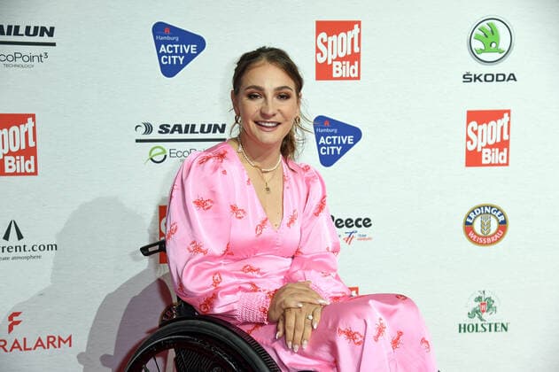 Kristina Vogel beim SPORT BILD-Award 2022 in der Fischauktionshalle in Hamburg am 22.08.2022