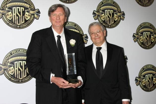 John Bailey, Lawrence Kasden at the 2015 American Society of Cinematographers Awards, Century Plaza Hotel, Century City, CA 02-15-15 , 18765658.jpg, famous, fame, popular, celebrity, star, entertainment, event, talent, person, people,