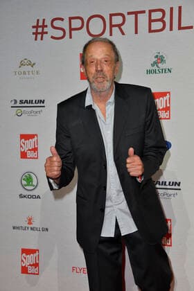 Rolf (Rollo) Fuhrmann bei Ankunft zu der Verleihung des SPORT BILD Awards in der Fischauktionshalle in Hamburg am 22.08.2022