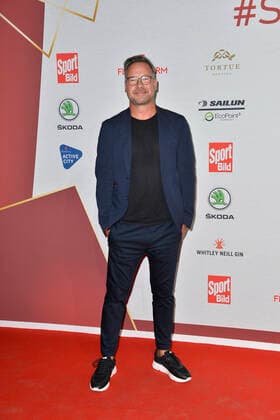 Matthias Opdenhoevel bei Ankunft zu der Verleihung des SPORT BILD Awards in der Fischauktionshalle in Hamburg am 22.08.2022