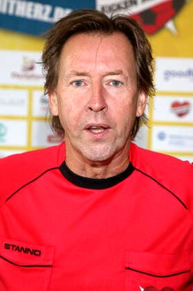 Lou Richter bei der Pressekonferenz zum Benefiz-Fußballspiel Kicken mit Herz 2022 in der Kaifu Lodge. Hamburg, 23.08.2022