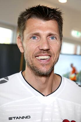 Fabian Boll bei der Pressekonferenz zum Benefiz-Fußballspiel Kicken mit Herz 2022 in der Kaifu Lodge. Hamburg, 23.08.2022