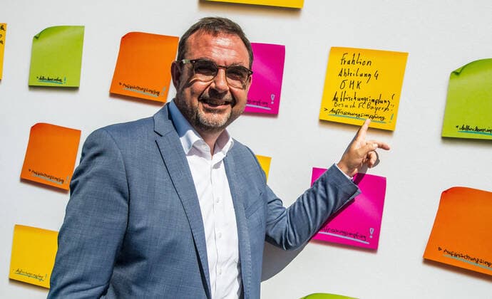 August 23, 2022, Munich, Bavaria, Germany: KLAUS HOLETSCHEK, Health Minister of Bavaria. Under the motto of Na Sicher , the Bavarian Health Minister Klaus Holetschek kicked off the new Coronavirus Covid-19 communication campaign. Through this campaign, the Ministry is providing information for the coming Fall and Winter and regarding Coronavirus booster vaccinations. Appearing alongside Minister Holetschek were Beatrix Zurek of the Munich city Health Department, as well as famed Virologist Professor Ulrike Protzer of TU Muenchen University. Munich Germany - ZUMAb160 20220823_zbp_b160_074 Copyright: xSachellexBabbarx