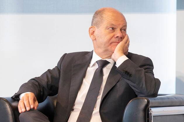 August 23, 2022, TORONTO, ON, CAN: Chancellor of Germany, Olaf Scholz attends an event hosted by the Canadian-German Chamber of Industry and Commerce, alongside Canadian Prime Minister Justin Trudeau . in Toronto on Tuesday, August 23, 2022. TORONTO CAN  - ZUMAc35_ 20220823_zaf_c35_019 Copyright: xChrisxYoungx