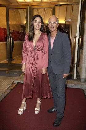 Nilam Farooq und Christoph Maria Herbst, die beiden Preisträger bei der Verleihung vom Ernst-Lubitsch-Preis am 23.08.2022 in Berlin Ernst-Lubitsch-Preis Verleihung 2022 in Berlin