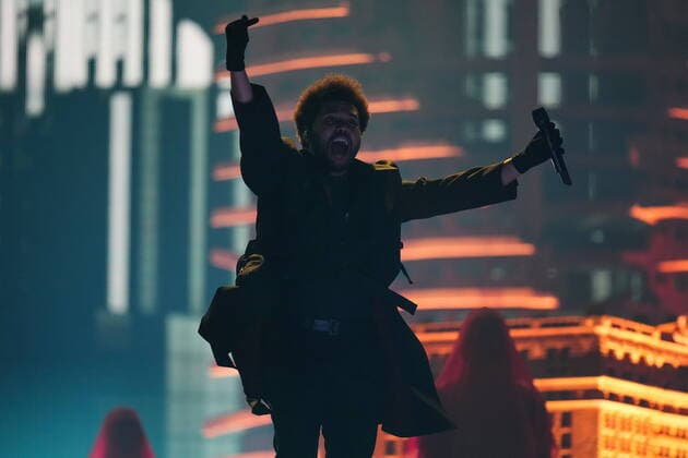 Entertainment Themen der Woche KW34 Entertainment Bilder des Tages August 23, 2022, VANCOUVER, BC, CANADA: The Weeknd performs in Vancouver, on Tuesday, August 23, 2022. VANCOUVER CANADA  - ZUMAc35_ 20220823_zaf_c35_078 Copyright: xDarrylxDyckx