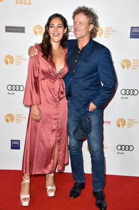 Nilam Farooq und Christoph Müller bei der 64. Verleihung vom Ernst-Lubitsch-Preis 2022 in der Astor Film Lounge. Berlin, 23.08.2022