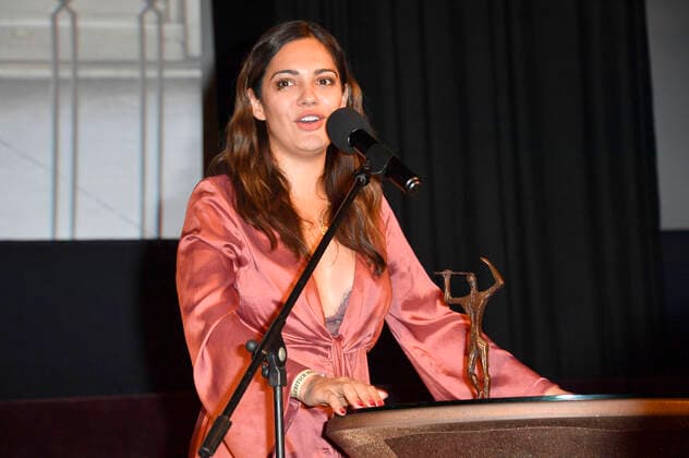 Nilam Farooq bei der 64. Verleihung vom Ernst-Lubitsch-Preis 2022 in der Astor Film Lounge. Berlin, 23.08.2022