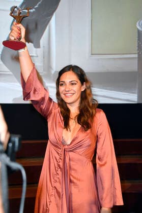 Nilam Farooq bei der 64. Verleihung vom Ernst-Lubitsch-Preis 2022 in der Astor Film Lounge. Berlin, 23.08.2022