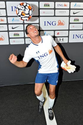 Champions for Charity. Rene Cassellyl anläßlich des Benefiz-Fussballspieles Champions for Charity - Das Benefiz-Fussballspiel zu Ehren von Michael Schumacher am 24.08.2022 im Deutsche Bank Park, Frankfurt Main. 20220824MWI39708