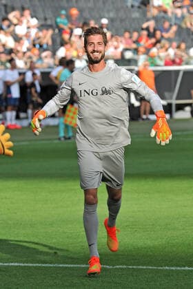 Champions for Charity. Kevin Trapp anläßlich des Benefiz-Fussballspieles Champions for Charity - Das Benefiz-Fussballspiel zu Ehren von Michael Schumacher am 24.08.2022 im Deutsche Bank Park, Frankfurt Main. 20220824MWI40272