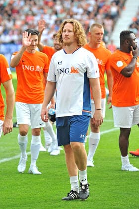 Champions for Charity. Michael Schulte anläßlich des Benefiz-Fussballspieles Champions for Charity - Das Benefiz-Fussballspiel zu Ehren von Michael Schumacher am 24.08.2022 im Deutsche Bank Park, Frankfurt Main. 20220824MWI40211