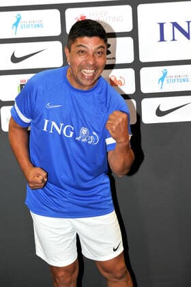 Champions for Charity. Giovane Elber anläßlich des Benefiz-Fussballspieles Champions for Charity - Das Benefiz-Fussballspiel zu Ehren von Michael Schumacher am 24.08.2022 im Deutsche Bank Park, Frankfurt Main. 20220824MWI39861