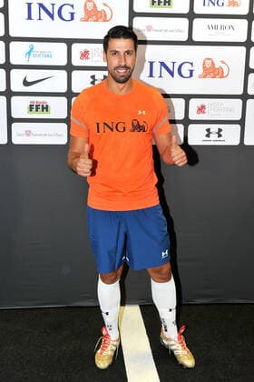 Champions for Charity. Sami Khedira anläßlich des Benefiz-Fussballspieles Champions for Charity - Das Benefiz-Fussballspiel zu Ehren von Michael Schumacher am 24.08.2022 im Deutsche Bank Park, Frankfurt Main. 20220824MWI39889