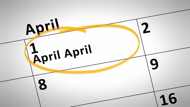 typical calendar detail shows 1st of April , 21354882.jpg, fool, april fool, 1st, april, german, language, day, design, graphic, world, tag, international, solidarity, illustration, orange, concept, icon, first, one, text, words,
