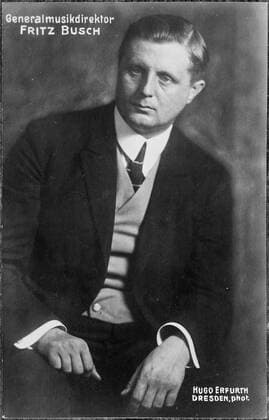 Portrait of Fritz Busch Copyright: xpiemagsx dft23423 !ACHTUNG AUFNAHMEDATUM GESCHÄTZT!