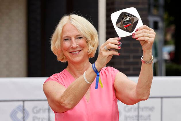 Journalistin Katrin Eigendorf bei der 58. Verleihung des Grimme Preises 2022 im Theater der Stadt Marl. Marl, 26.08.2022 NRW Deutschland Copyright: xChristophxHardtx