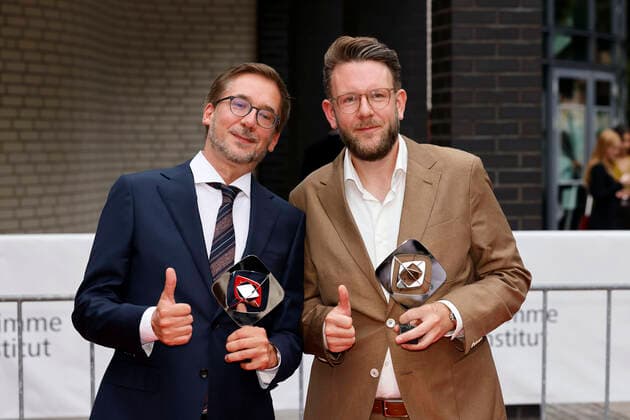 Creative Director Thomas Schmitt und Headautor Jakob Lundt bei der 58. Verleihung des Grimme Preises 2022 im Theater der Stadt Marl. Marl, 26.08.2022 NRW Deutschland Copyright: xChristophxHardtx