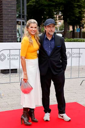Schauspielerin Anke Engelke und Schauspieler Bjarne Mädel bei der 58. Verleihung des Grimme Preises 2022 im Theater der Stadt Marl. Marl, 26.08.2022 NRW Deutschland Copyright: xChristophxHardtx