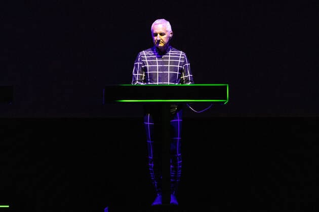 Fritz Hilpert - Die Düsseldorfer Band Kraftwerk mit Ihrer Kraftwerk 3D Tour bei ihrem Live Auftritt bei der einmaligen Konzertreihe auf der Hofgartenwiese in Bonn. Eine Veranstaltung der E.L. Hartz Promotion GmbH 28.08.2022