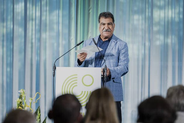 Mohamed Abla, Empfaenger mit der Goethe-Medaille, aufgenommen im Rahmen der Verleihung der Goethe-Medaille in Weimar, 28.08.2022. Weimar Deutschland