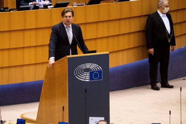 EUROPEAN PARLIAMENT - PLENARY SESSION Plenary session of January 2021 in the European Parliament. Brussels on 20 01 2021. Session pleniere de Janvier 2021 au Parlement Europeen. Bruxelles le 20 01 2021. Brussels Belgium 