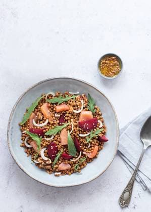 lachs,linsensalat,lachse,linsensalate *** salmon,lentil salad,salmons,lentil salads 539-gfb
