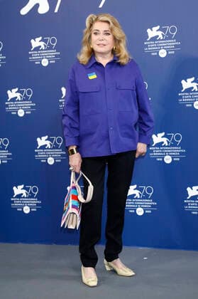 Filmfestspiele in Venedig, Catherine Deneuve Photocall - Verleihung Goldener Löwe Lebenswerk Catherine Deneuve beim Photocall anlässlich der Verleihung des Goldenen Löwen für das Lebenswerk auf der Biennale di Venezia 2022 79. Internationale Filmfestspiele von Venedig im Palazzo del Casino. Venedig, 31.08.2022