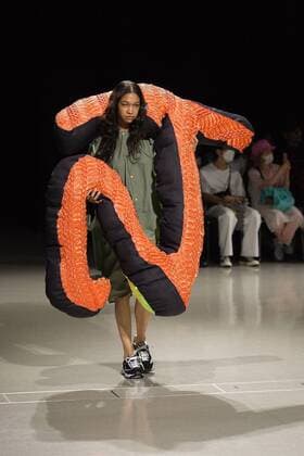 Bilder des Jahres 2022, Entertainment 08 August Entertainment Themen der Woche KW35 Entertainment Bilder des Tages Runway model, August 31, 2022 - Fashion : Rakuten Fashion Week Tokyo 2023 S S presented ablankpage Runway Show at Shibuya in Tokyo, Japan.  , aflo_197061464.JPG,
