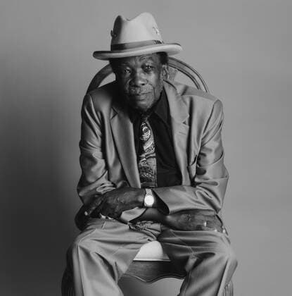 Los Angeles Ca: John Lee Hooker portrait session - circa 1993 Copyright: xRossxPeltonx xMediaPunchx