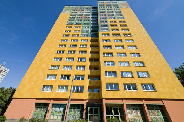 Flowertower, Allee der Kosmonauten 145, Marzahn, Berlin, Deutschland *** Flowertower, Allee der Kosmonauten 145, Marzahn, Berlin, Germany
