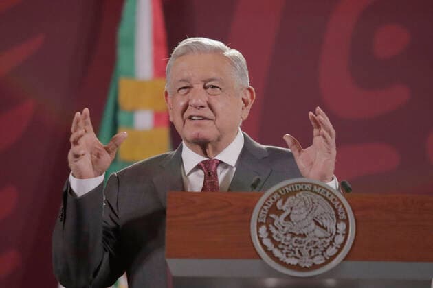 Press Conference AndrÃ s Manuel Lopez Obrador AndrÃ s Manuel Lopez Obrador, President of Mexico, during a press conference in the Treasury Room of the National Palace in Mexico City. Mexico City Mexico City Mexico  Copyright: xGerardoxVieyrax originalFilename: vieyra-notitle220902_np1dC.jpg