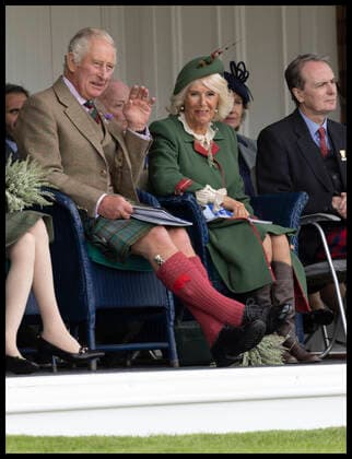 . 03 09 2022. Braemar , United Kingdom. Prince Charles and Camilla at the Braemar Gathering in Scotland, United Kingdom.  xStephenxLockx xi-Imagesx IIM-23724-0007