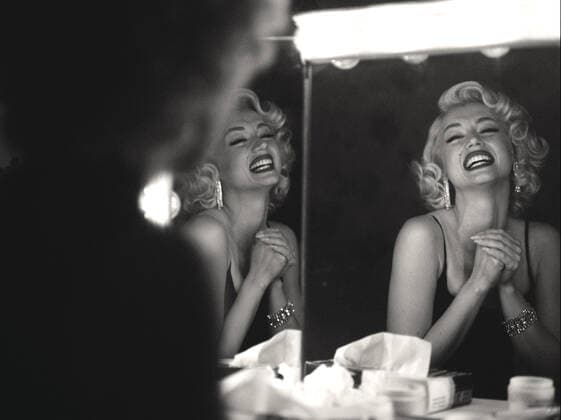 Blonde (2022) Ana de Armas as Marilyn Monroe. Photo Credit: Netflix  Copyright: xx 34401-010THA