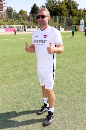 Sasha beim Benefiz-Fußballspiel Kicken mit Herz 2022 zu Gunsten des Herzzentrums des UKE im Stadium des SC Victoria. Hamburg, 04.09.2022