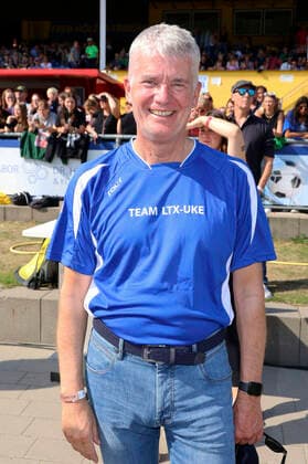 Hermann Reichenspurner beim Benefiz-Fußballspiel Kicken mit Herz 2022 zu Gunsten des Herzzentrums des UKE im Stadium des SC Victoria. Hamburg, 04.09.2022