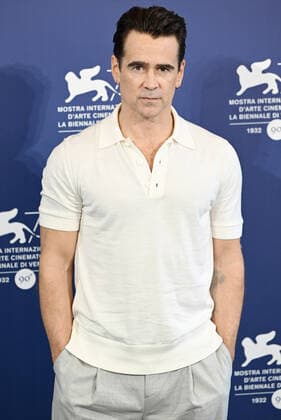 Irish actor Colin Farrell attends a photo call for The Banshees Of Inisherin at the 79th Venice Film Festival, Italy on Monday, September 5, 2022.  VEN20220905129 RUNExHELLESTAD