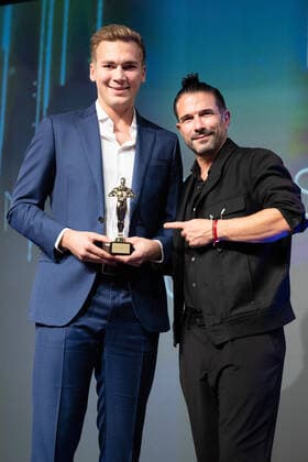 20220904 HERQUL GERMAN BOXING AWARDS BERLIN, GERMANY - SEPTEMBER 4 2022 : Tim Vößing, Marc Terenzi at - HERQUL GERMAN BOXING AWARDS on September 4, 2022 in Berlin, . Berlin Berlin Germany