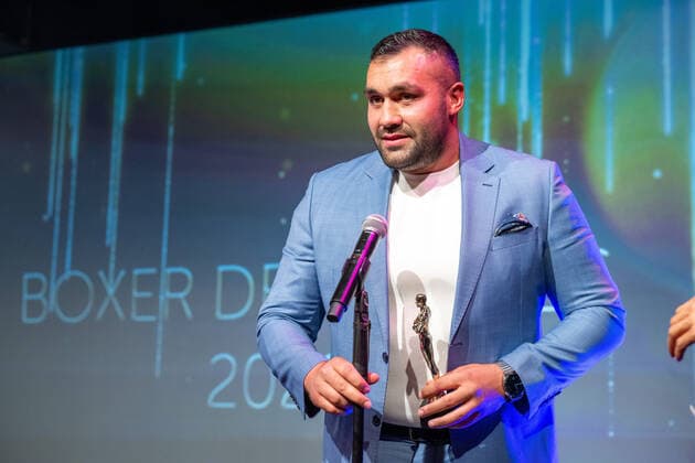 20220904 HERQUL GERMAN BOXING AWARDS BERLIN, GERMANY - SEPTEMBER 4 2022 : Ali Eren Demirezen at - HERQUL GERMAN BOXING AWARDS on September 4, 2022 in Berlin, . Berlin Berlin Germany