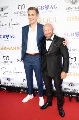 20220904 HERQUL GERMAN BOXING AWARDS BERLIN, GERMANY - SEPTEMBER 4 2022 : Tim Vössing, Sebastian Tlatlik at - HERQUL GERMAN BOXING AWARDS on September 4, 2022 in Berlin, . Berlin Berlin Germany