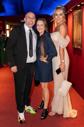20220904 HERQUL GERMAN BOXING AWARDS BERLIN, GERMANY - SEPTEMBER 4 2022 : Ramin Seyed, Aresou Leisdorf, Chethrin Schulze at - HERQUL GERMAN BOXING AWARDS on September 4, 2022 in Berlin, . Berlin Berlin Germany