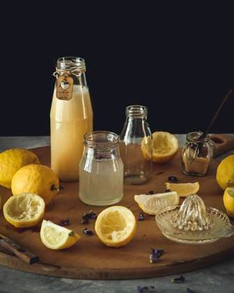 Making fresh lemonade Freshly made lemonade Copyright: xDanaexKarachalioux DK200221-33